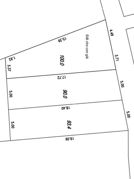 Bán 90m2 đất Phú Diễn ngõ 3.5m đường oto kinh doanh được cách mặt phố 1 nhà