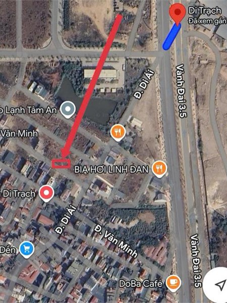 90m2 Đất Dịch Vụ Di trạch khu 16.32ha giá hơn 15 tỷ